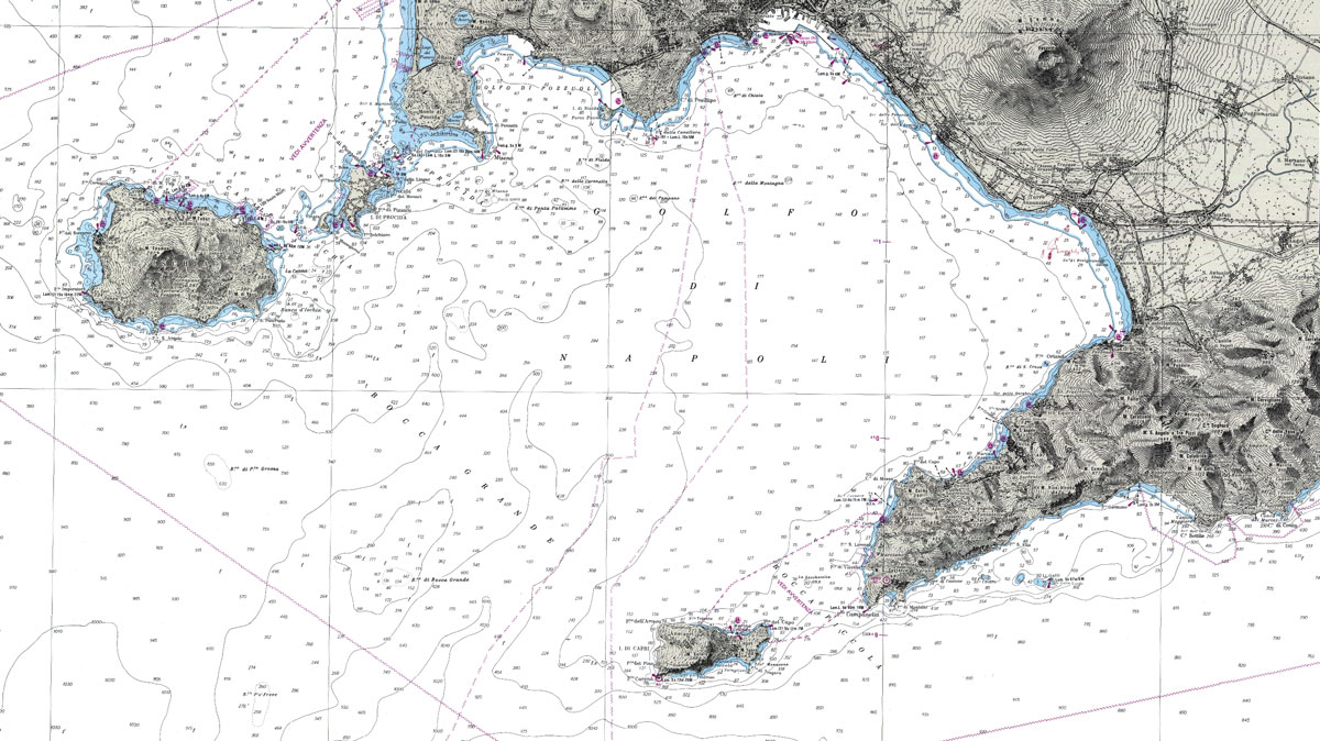 Carta-nautica-golfo-Napoli