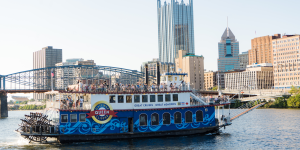 Riverboat in downtown Pittsburgh, PA