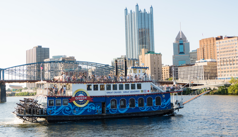 Riverboat in downtown Pittsburgh, PA