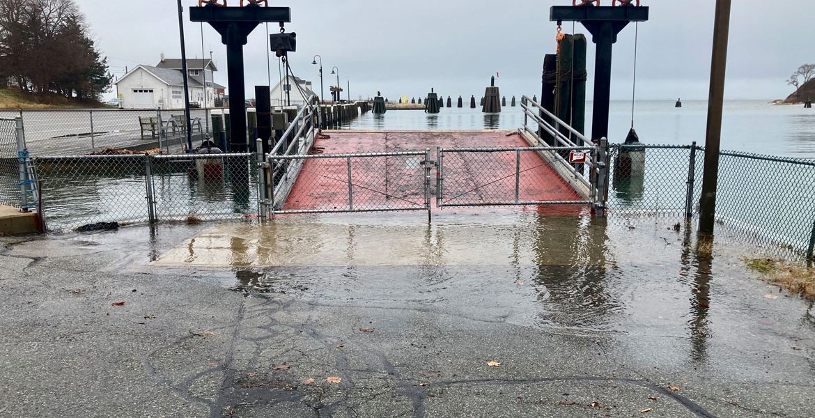 1/13/24: 10:30am High tide @ South/Corner Ramp, Silver Eel by Jane Ahrens